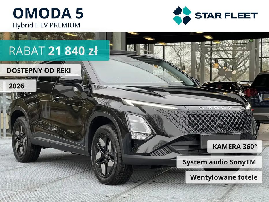 Omoda 5 Hybrid | 360° | Sony | Wentylacja | Keyless | Full Opcja