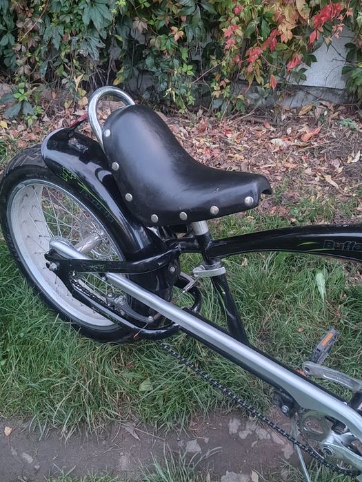 Unikatowy Rower Chopper Buffalo – Czarny Metalik, Stan BDB!