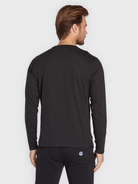 Лонгсліви North Sails Longsleeve 692813 Чорний Regular Fit