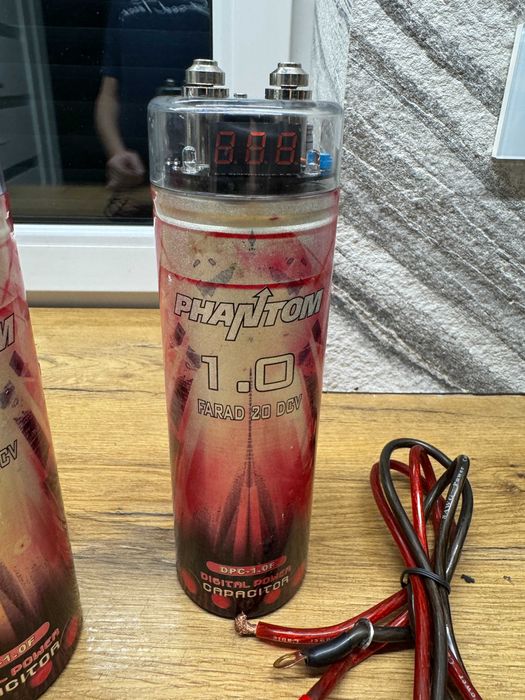 kondensatory car audio phantom 1 farad + przewody