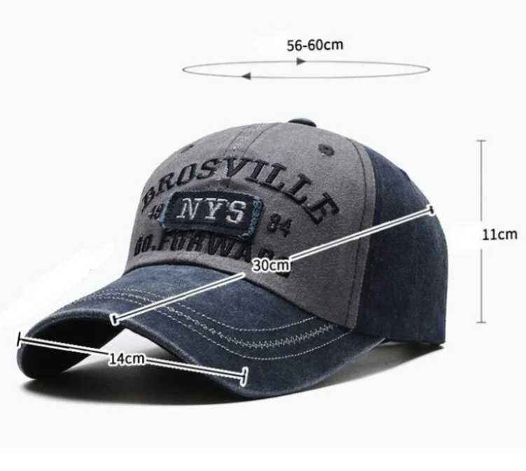 Бейсболка хлопковая, кепка с вышивкой, современные и классика