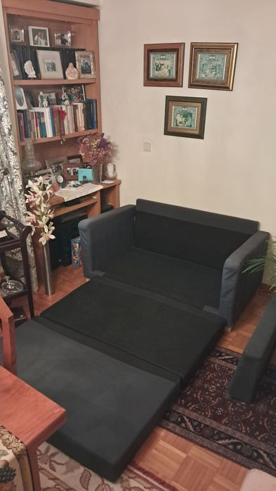 Sofá Cama Azul Escuro