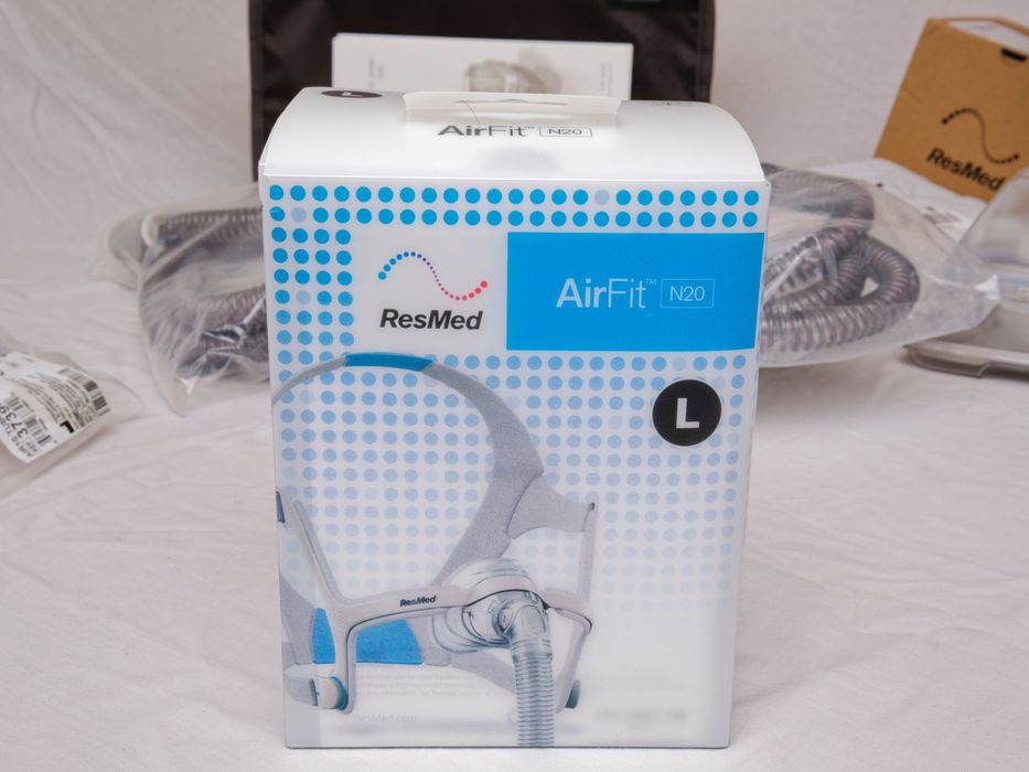 Máquina CPAP Auto Resmed + Grande Conjunto de Novos Suprimentos.