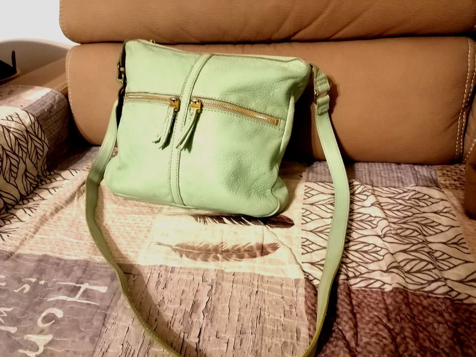 Torebka damska listonoszka Fossil - skóra naturalna