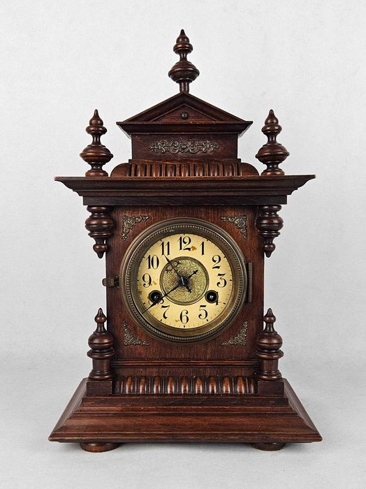 Piękny stary stylowy zegar kapliczka JUNGHANS - Antyk