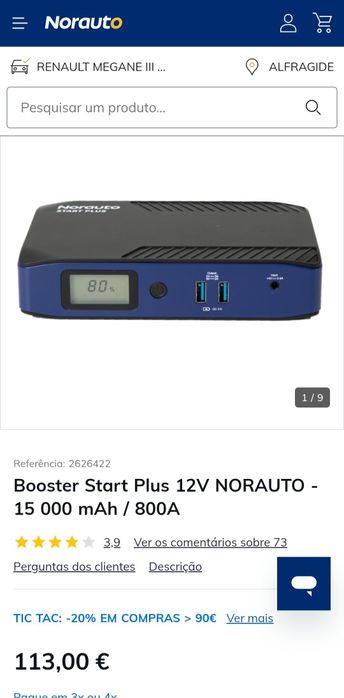 Booster 4l  Norauto