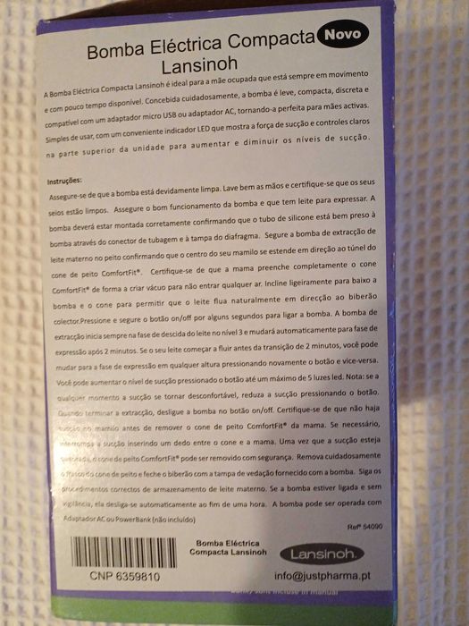 Bomba elétrica Lansinoh