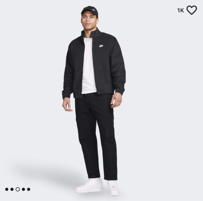 Nike jacket вельветовий