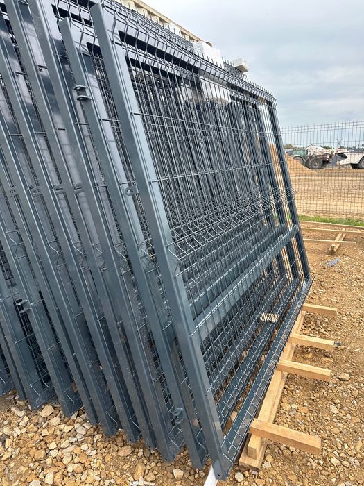 Ogrodzenia Panelowe Panele 3d Ogrodzenie KOMPLETNE Zestaw Transport 48