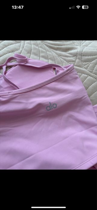 Alo yoga komplet różowy M do cwiczen