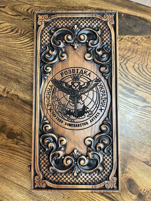 Дерев'яні нарди ручної роботи в подарунок чоловікові (Розвідка, ЗСУ)