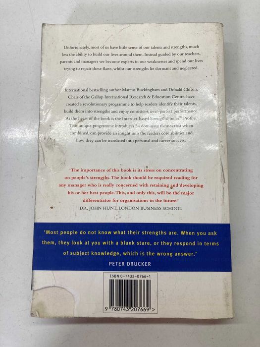 Book - Now, Discover Your Strengths (CTT Editorial Free)64751790546305122