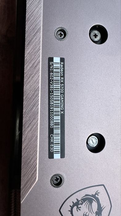 Відеокарта MSI 5700 gaming X