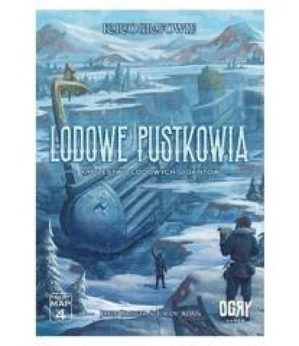 Kartografowie: Lodowe Pustkowia Ogry Games pudełko,132x210 mm