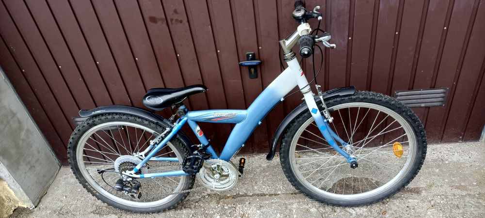 Rower dziecięcy Climber koła 24"przerzutki, błotniki, oświetlenie