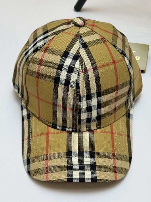 Burberry кепка / бейсболка бьорбері барбери барбері в клітку cap