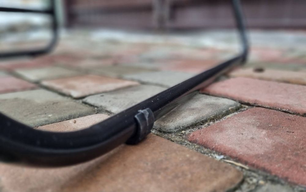 Розкладачка раскладушка ліжко на ламелях Нова з матрацом