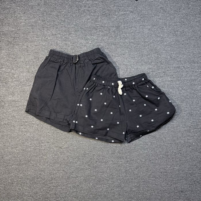 Жіночі шорти літні чорні котонові шорти на резинці розмір S-M бавовна