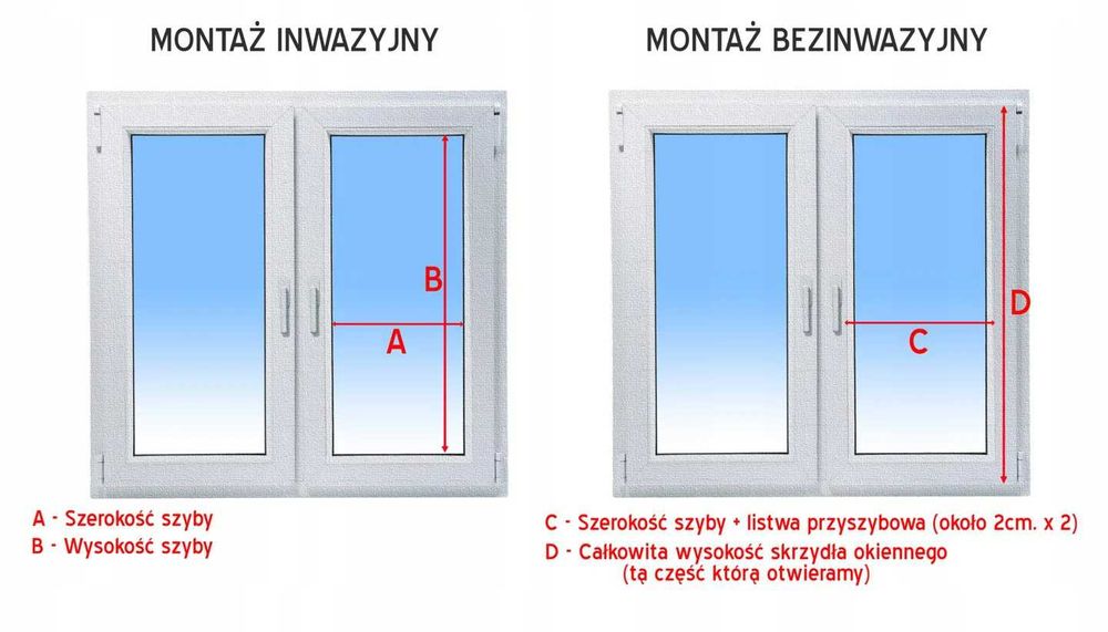 Roleta plisowana 60cm x 150cm. Rolety na wymiar. Pomiar i montaż