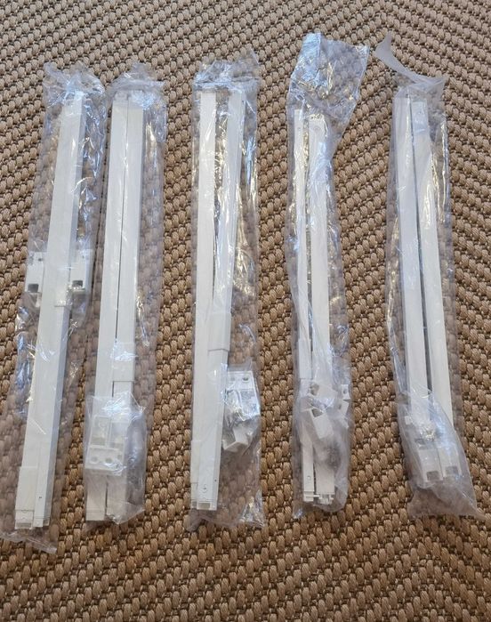 Komplet Relingów GTV AXIS PRO wzdłużny, L=550 mm, kwadratowy, biały