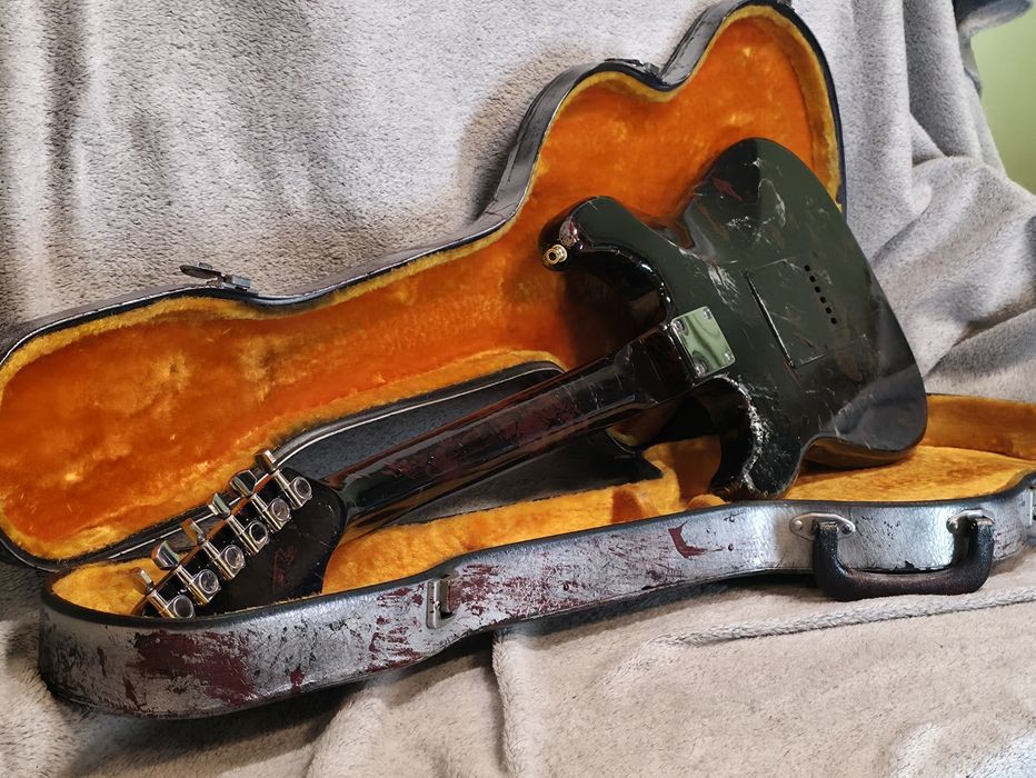 Gitara elektryczna stratocaster splatter blood