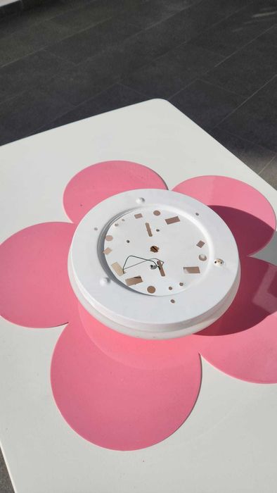 Candeeiro teto flor rosa criança