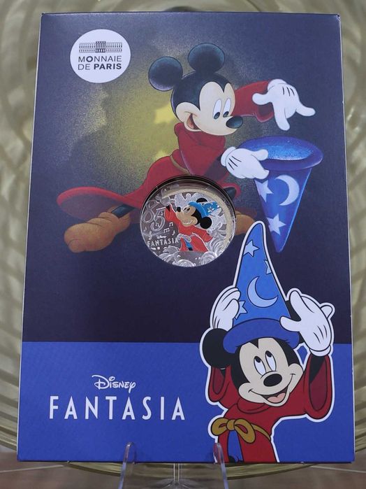 França Moeda 10 € Prata - 2025 - Clássicos da Animação Disney - 85.º aniversário de Fantasia