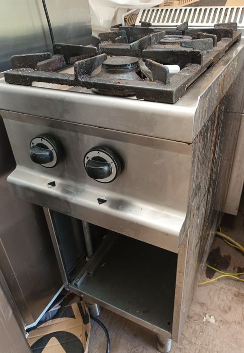 Mbm Kuchnia Gazowa 2-Palnikowa, Wolnostojąca, 400X700X850 Mm, 9,5 Kw