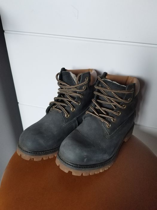 Czarno brązowe trapery zimowe House 36