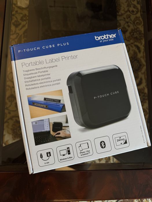 Portable Label Printer - P Touch Cube Plus444558524631623680