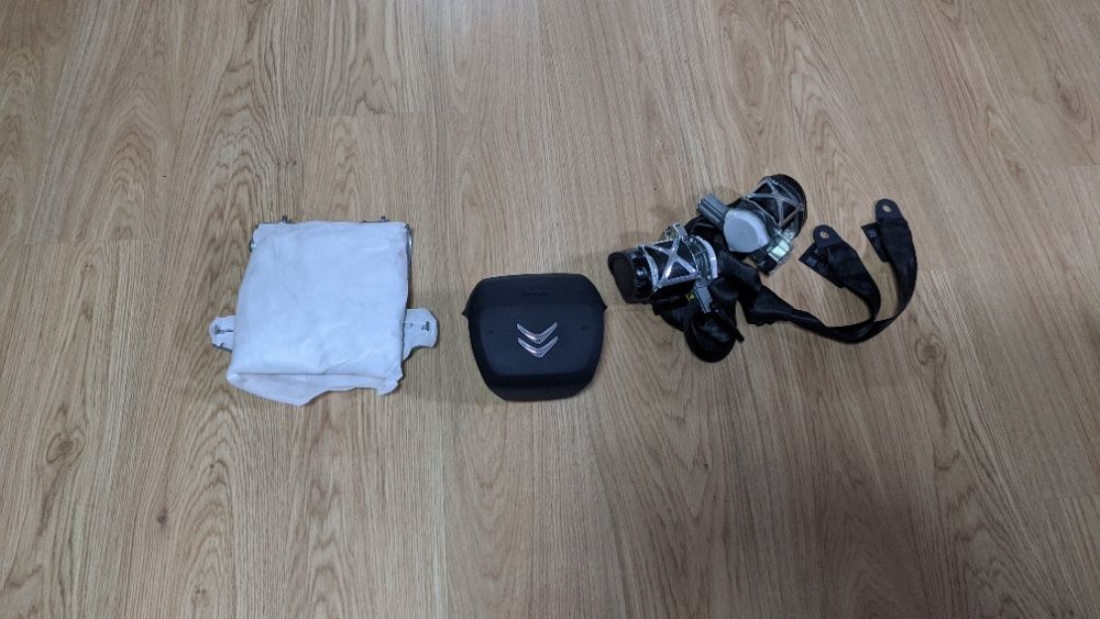 Conjunto Kit Airbags Tablier Citroen C4 Cactus Volante Cintos
