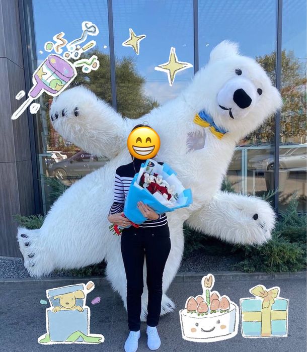 Аниматоры Днепр. Мишка, стриптиз, зайка, стич, поздравления, медведь