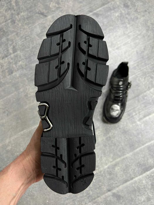 New Rock tank reactor boots black черевики чорні ботинки черные