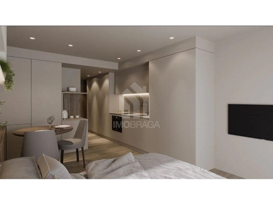 Fantástico Apartamento T0 Novo em São Vítor, Braga - Conclusão 1º S...