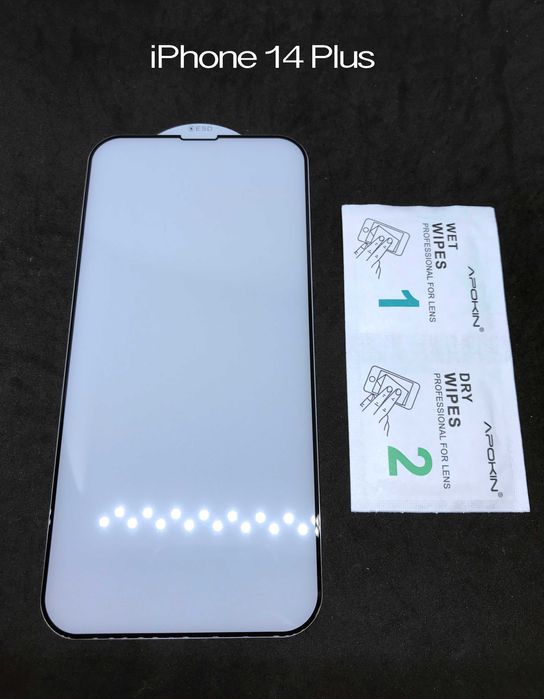 Película de vidro cobertura total iPhone 14/14 Plus/14 Pro/14 Pro Max