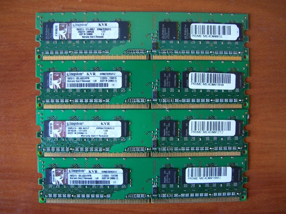 Память Kingston DDR2 512 Мб для Intel и AMD