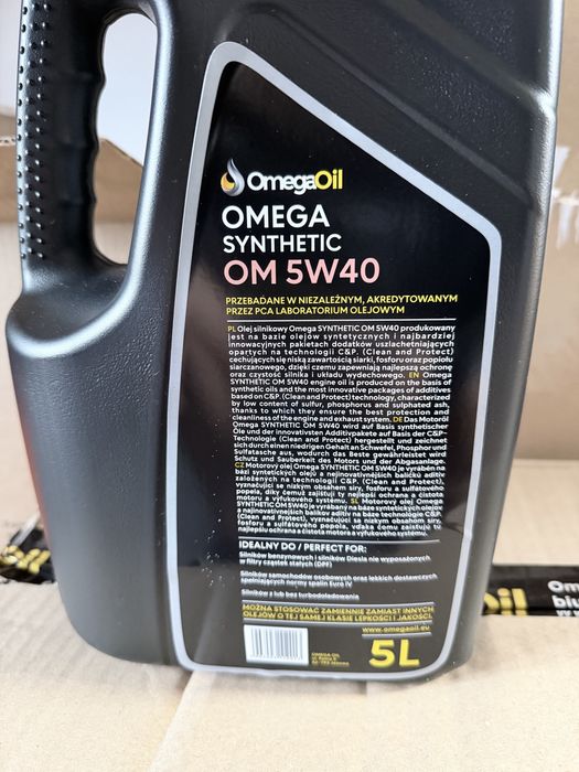 Olej Omega Oil 5W40 10W40 5l