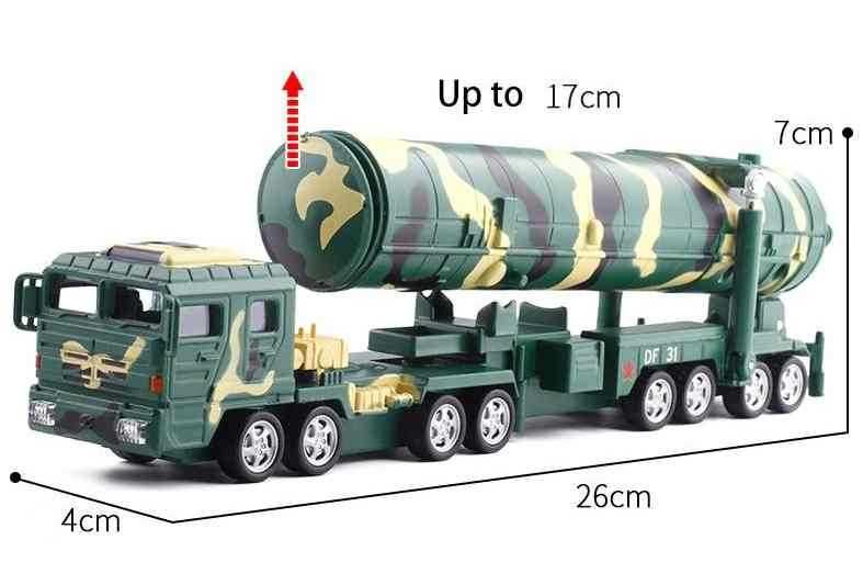 Модель 1/64 Китайский мобильный ракетный комплекс DF-31A