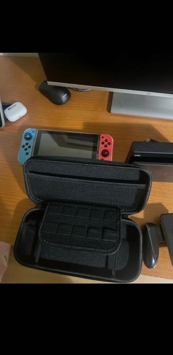 Nintendo Switch V2 Néon Azul/Vermelho – Como Nova