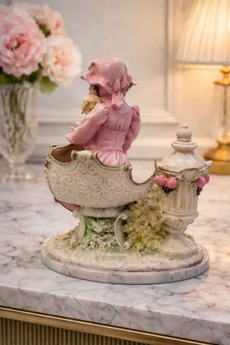 Элегантная статуэтка «Мать и дитя» • 21 см • Итальянская классика