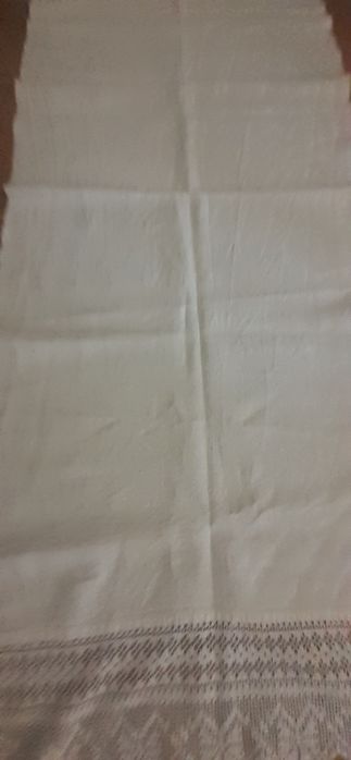 Magnífica Grande Toalha de Linho de Tear