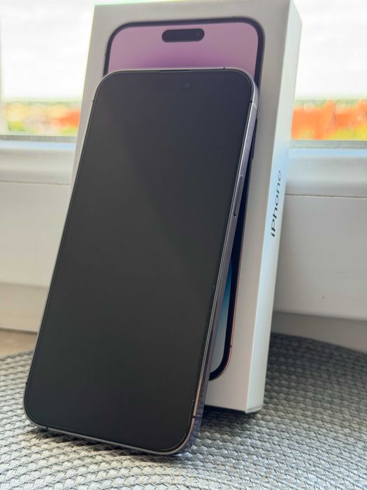 iPhone 14 Pro Max 128GB Deep Purple | Stan Idealny | Oryginał + Etui