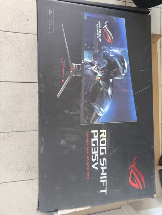 Монитор 35дюймов 200Гц  Asus Rog SwiftPG35VQ ремонт(проблема с платой)