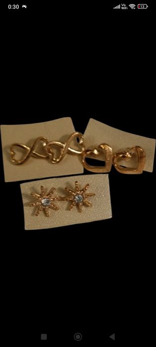 6 par nowych kolczyków