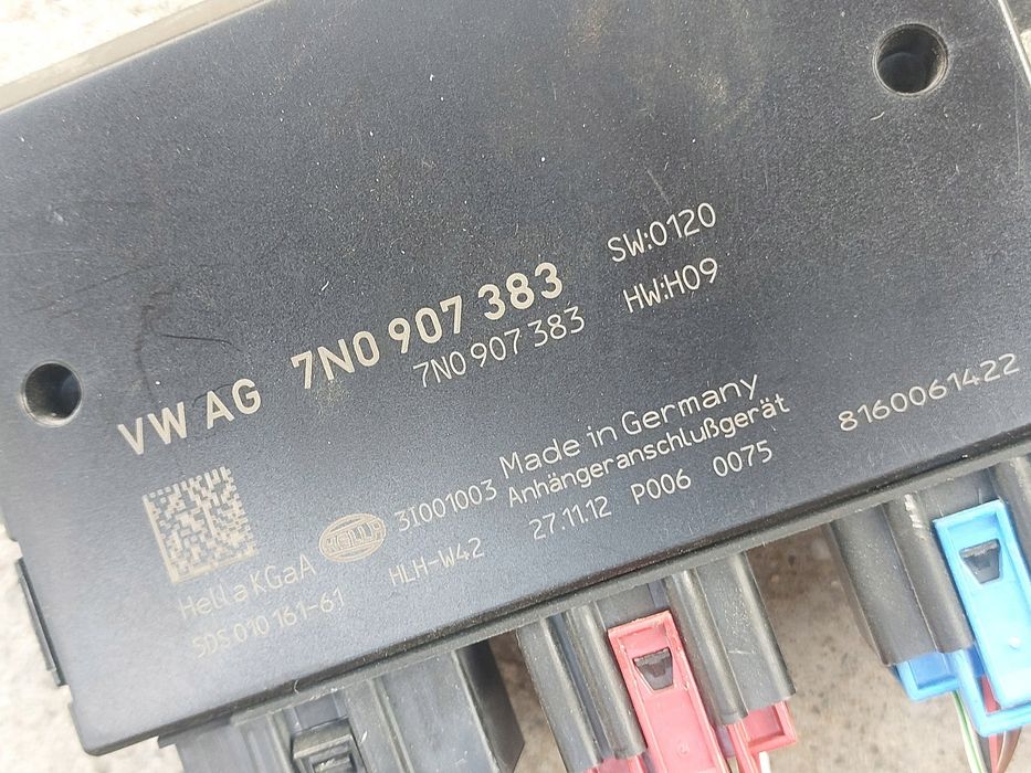 vw passat b7 kombi hak holowniczy elektryczny moduł 3aa803880g westfalia