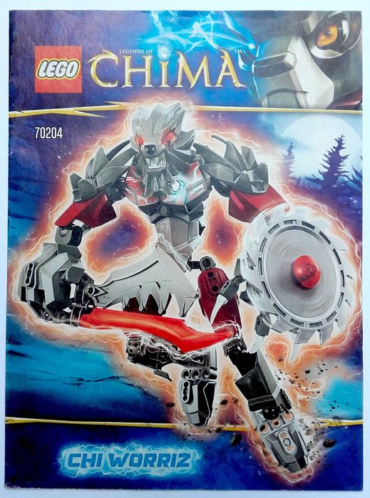 LEGO Chima CHI Worriz 70204 instrukcja