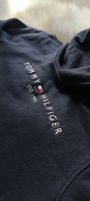 Bluza granatowa z kapturem