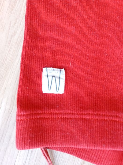 Legginsy bez stóp next czerwone