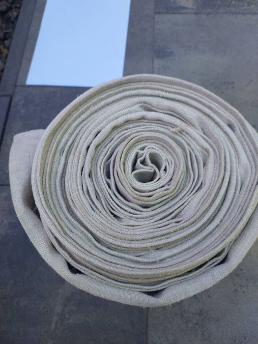 Ткань материя конопляное полотно 48 см ×14 м конопля 100%