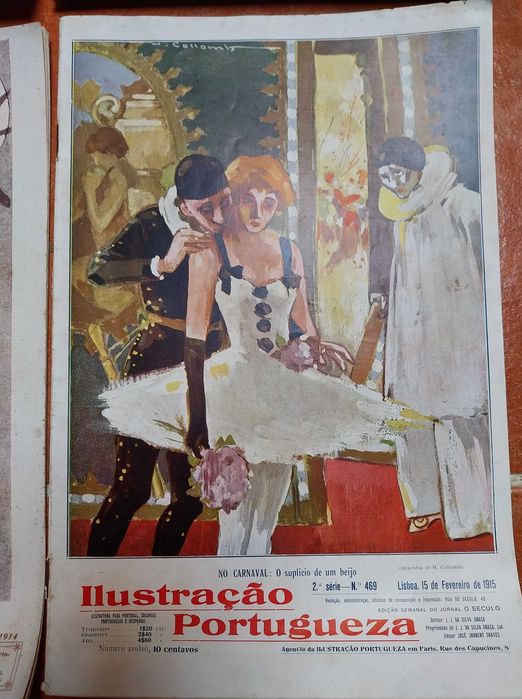 revistas: Ilustração Portugueza (sete edições, 1913 a 1915)